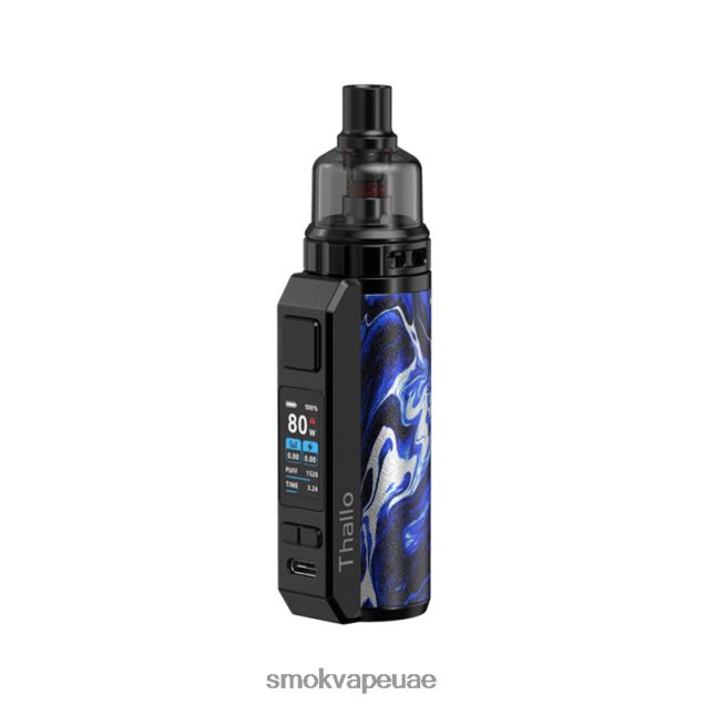 SMOK Thallo عدة 42V6DB287 SMOK vape pen الأزرق السائل