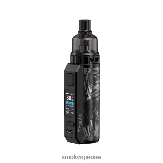 SMOK Thallo عدة 42V6DB290 SMOK vape mod UAE سائل أسود رمادي