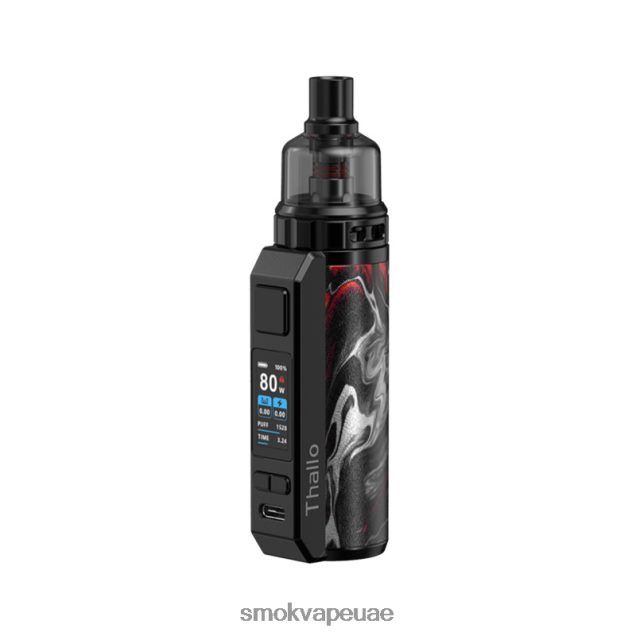 SMOK Thallo عدة 42V6DB292 SMOK vape price UAE سائل أحمر أسود