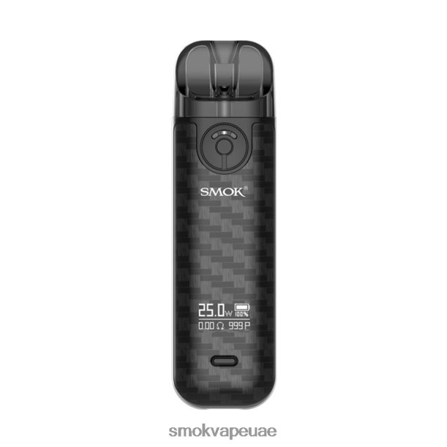SMOK NOVO 4 عدة 42V6DB231 SMOK vape UAE ألياف الكربون السوداء
