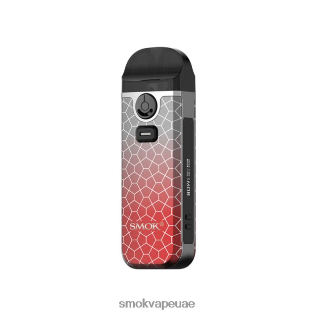 SMOK Nord 4 عدة 42V6DB270 SMOK vape mod UAE درع رمادي أحمر