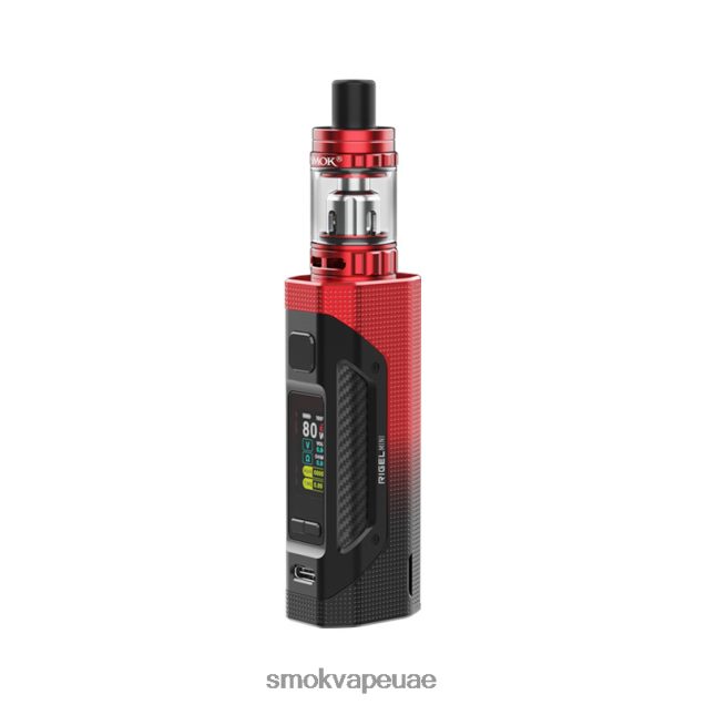 SMOK Rigel طقم صغير 42V6DB251 SMOK vape UAE أسود أحمر
