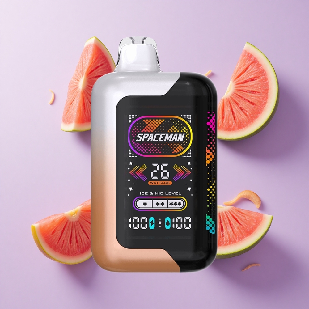 SMOK SPACEMAN SP40000 بخاخ بطارية 1000 مللي أمبير خوخ عصيري بطيخ