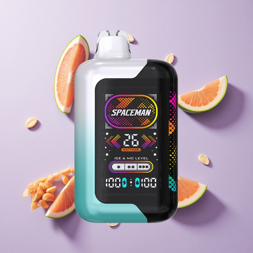 SMOK SPACEMAN SP40000 سيجارة إلكترونية للاستخدام مرة واحدة نعناع منعش شاشة 2.28 بوصة LED