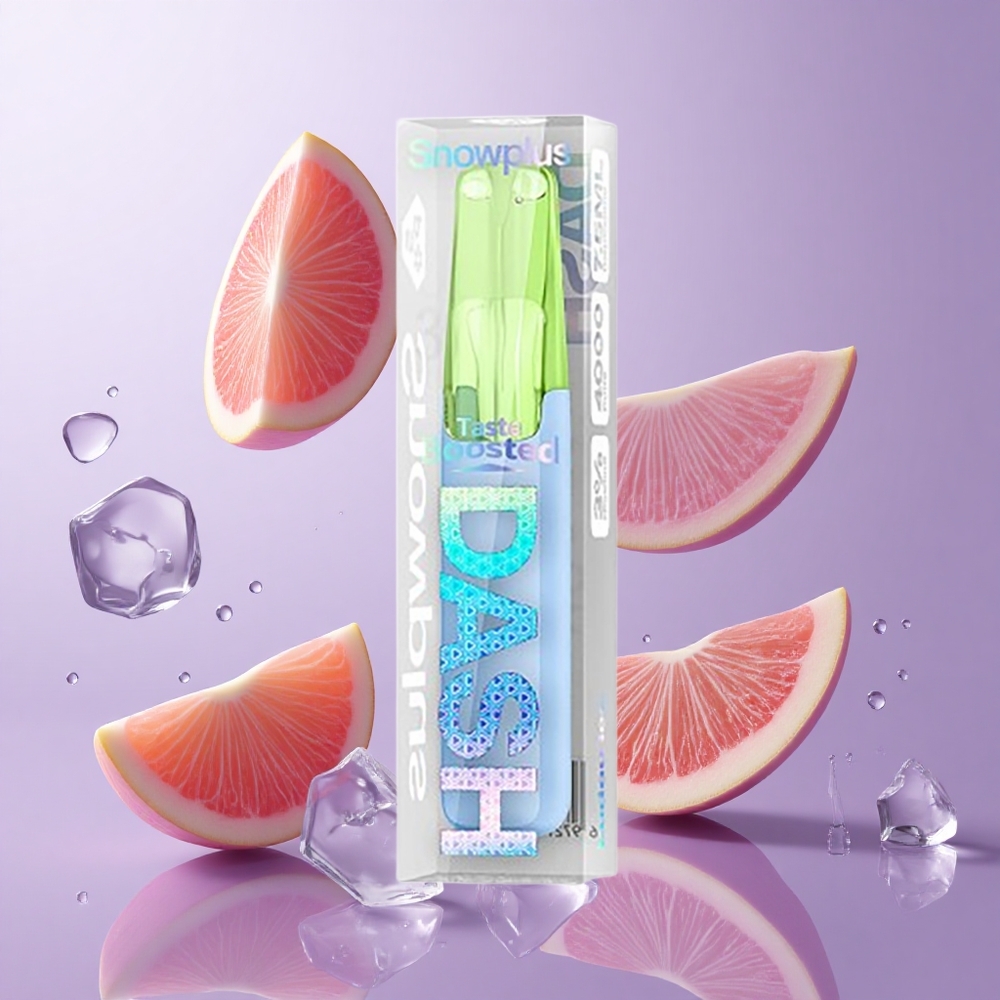 Snowplus Dash 4000 Puffs جهاز قابل للتصرف لودو آيس سعة السائل الإلكتروني 7.5 مل