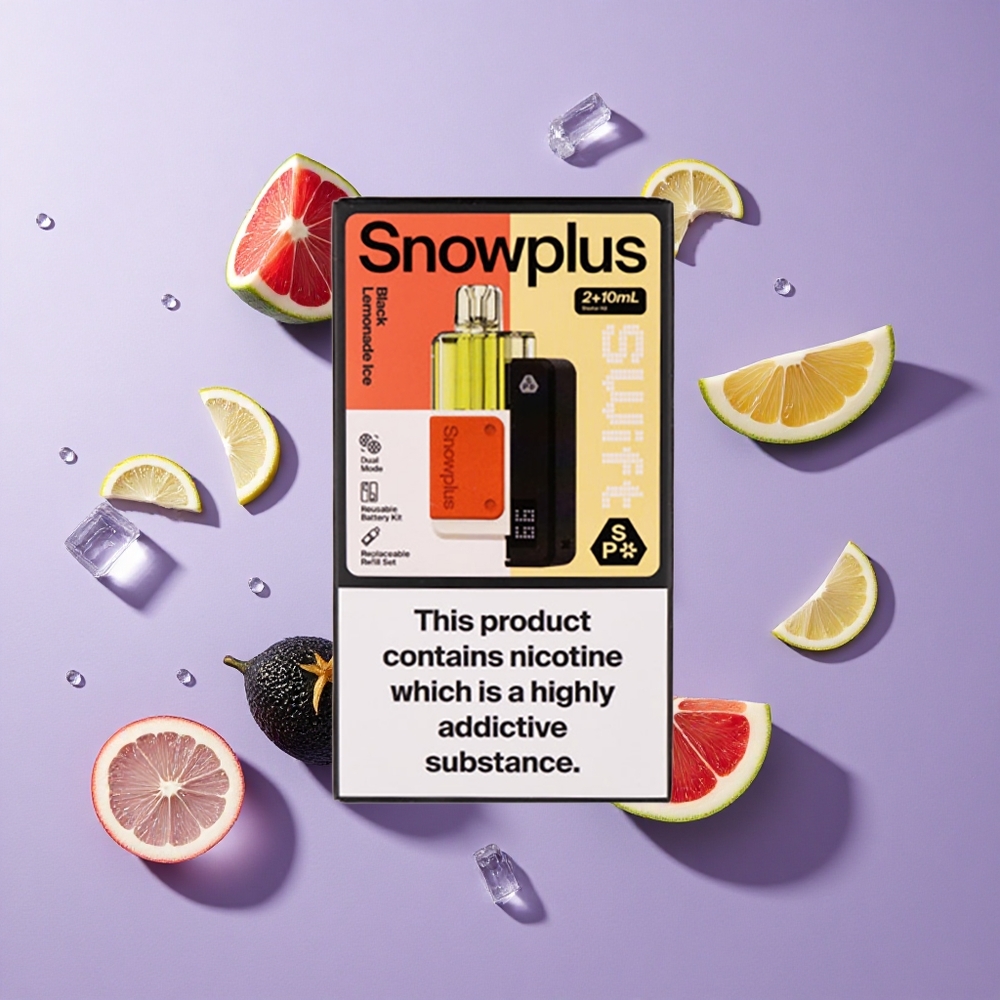 Snowplus Swift 5000 نفخة Black Lemonade Ice عبوة مسبقة الشحن بسعة 1000 مللي أمبير