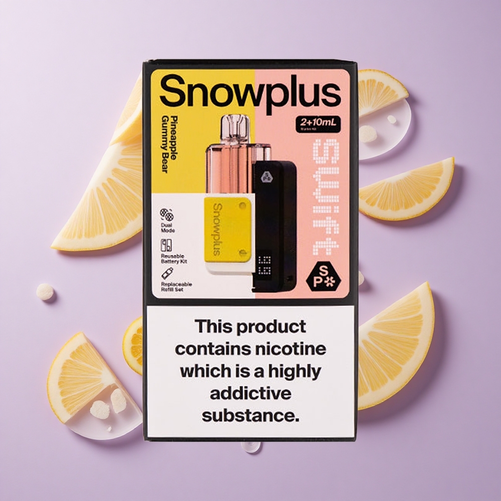 Snowplus Swift 5000 Puffs عصير الأناناس الدببة الصمغية سعة البطارية 1000 ملي أمبير