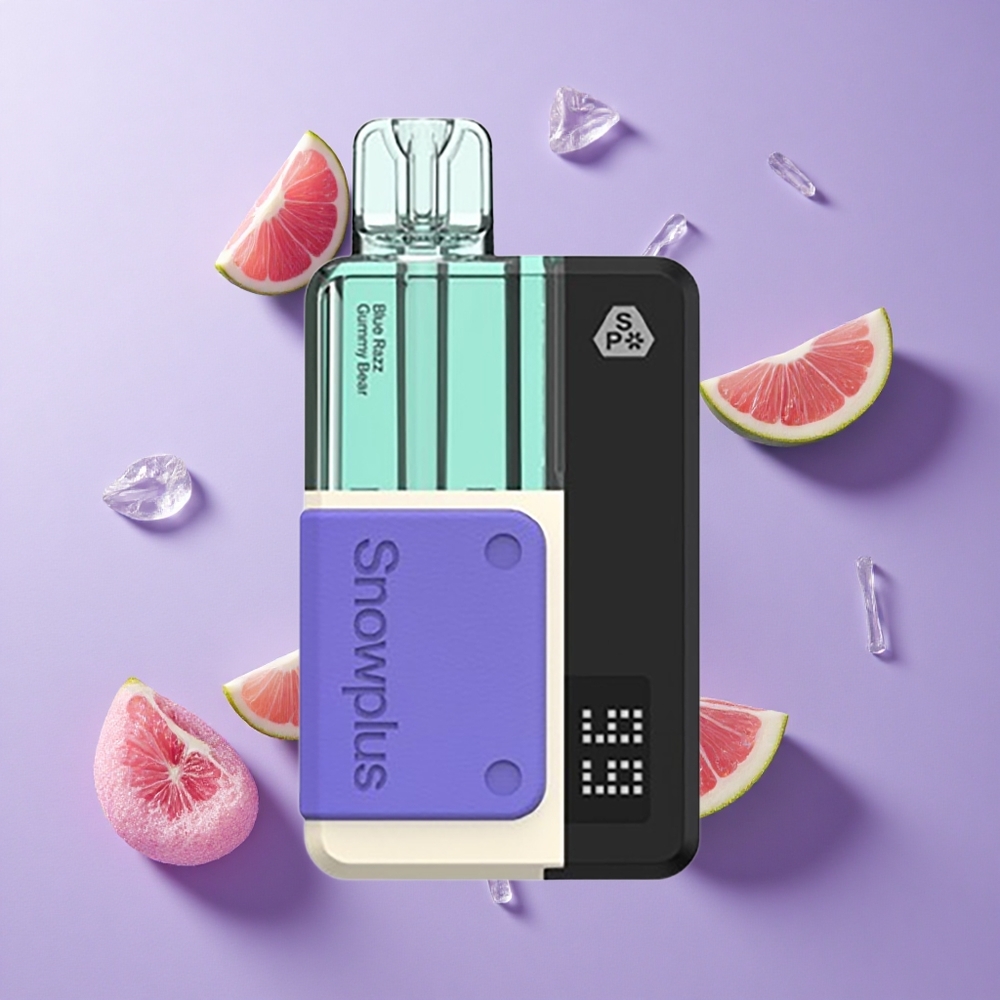 Snowplus Swift 5000 Puffs Prefilled Pod Kit علكة الدب الزرقاء سعة البطارية: 1000 مللي أمبير