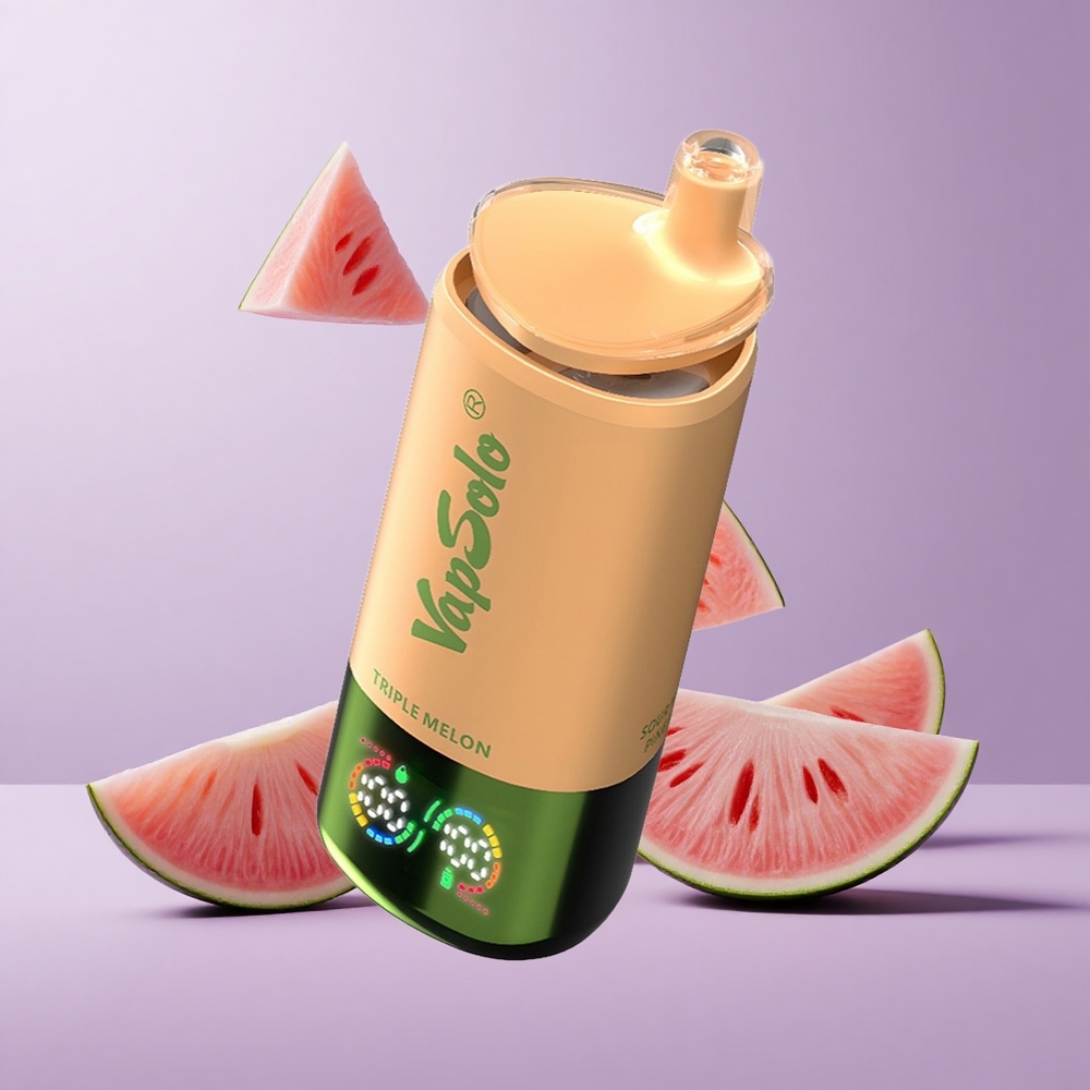 VapSolo Triple 30000 Puffs بطيخ ثلاثي شحن Type-C
