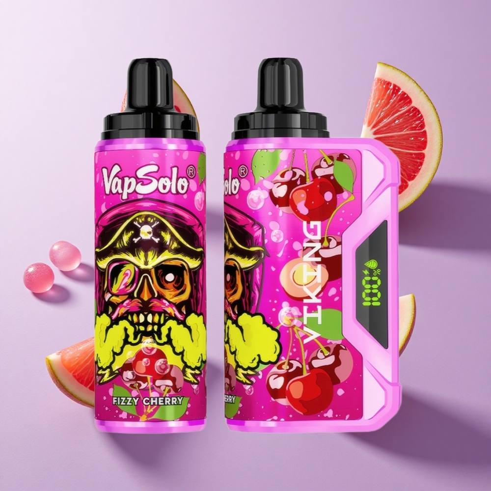 VapSolo VIKING 12000 Puffs شيري فوار 22 مل