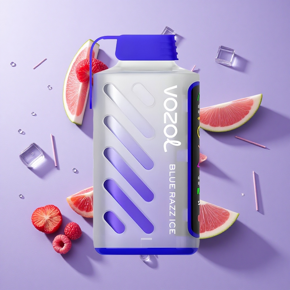 VOZOL Gear Power 20000 Puffs سحبة شاشة كاملة توت أزرق جليدي