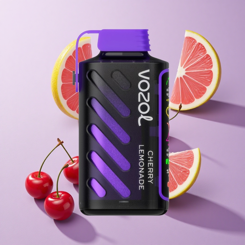 VOZOL Gear Power 20000 Puffs سحبة شيري ليمونيد مع شاشة عرض كاملة