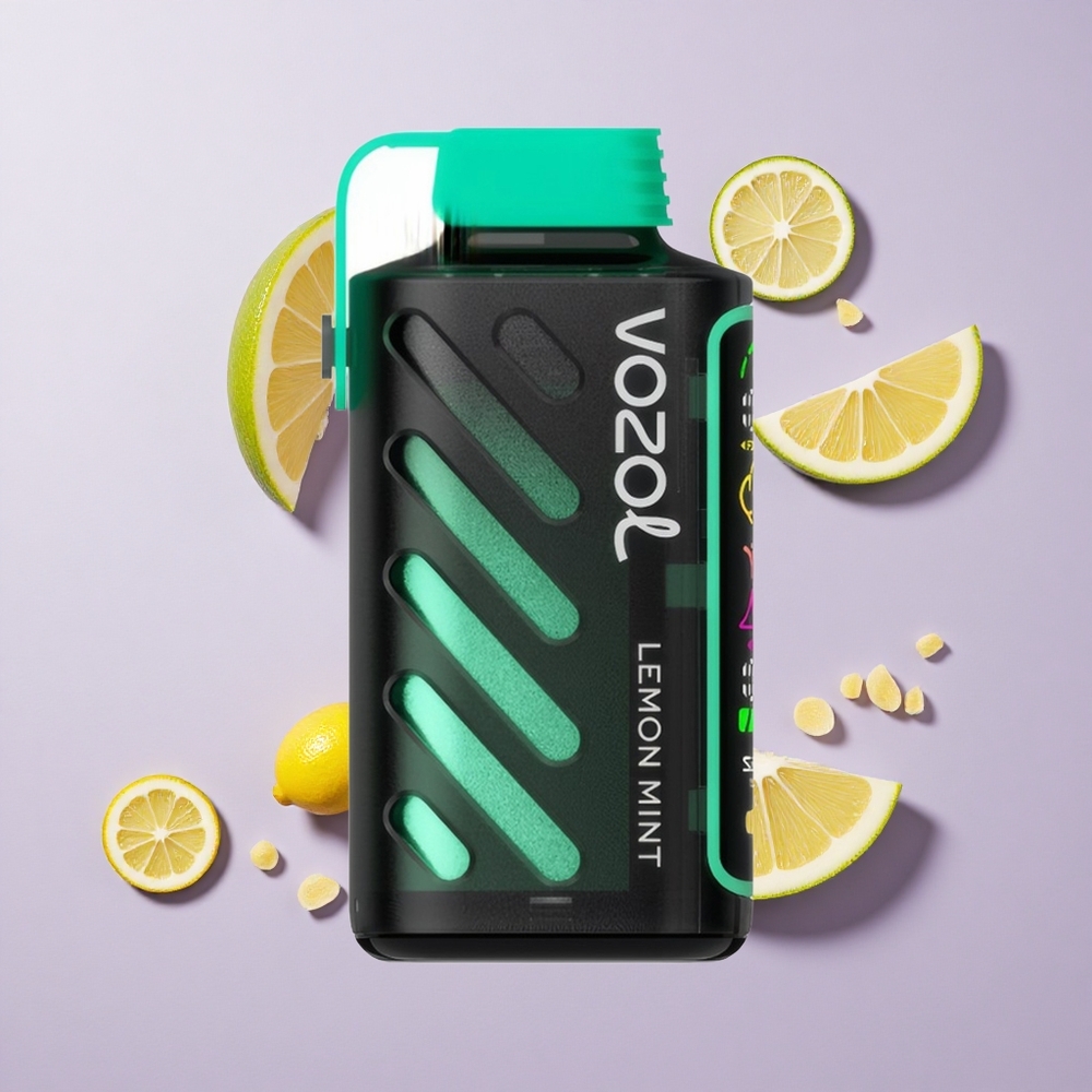 VOZOL Gear Power 20000 Puffs نعناع ليمون شاشة عرض كاملة