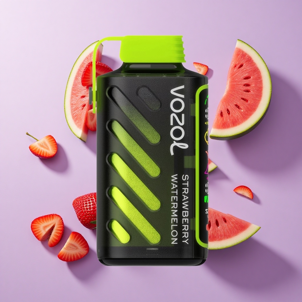 VOZOL Gear Power 20000 Puffs فراولة بطيخ شاشة كاملة