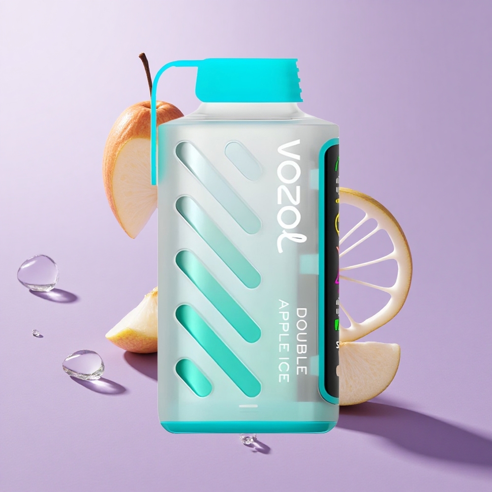 VOZOL Gear Power 20000 Puffs Double Apple Ice تفاحتين مثلج بشاشة عرض كاملة