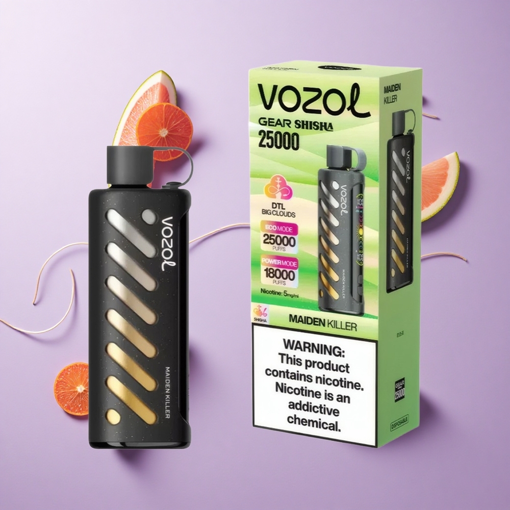 VOZOL Gear Shisha 25000 نفخة نكهات: 30 نكهة لذيذة