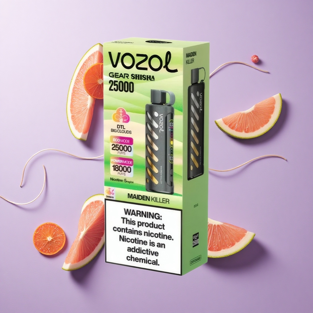 VOZOL Gear Shisha 25000 نفخة نكهات: 30 نكهة لذيذة