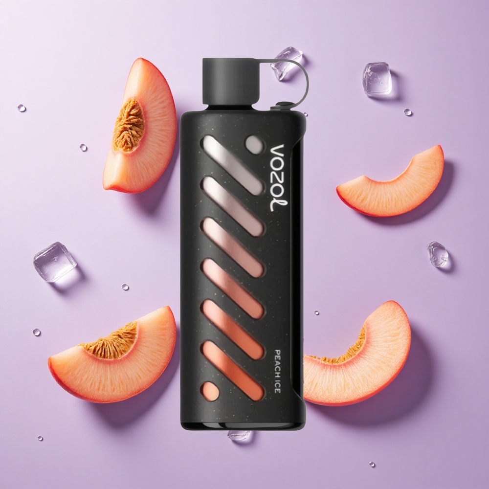 VOZOL Gear Shisha 25000 Puffs خوخ مثلج 5mg/ml النيكوتين