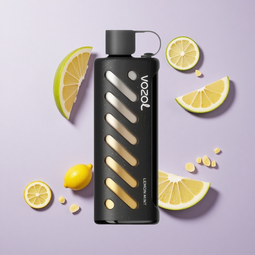VOZOL Gear Shisha 25000 نفخة نعناع ليمون تقنية S.i.L.C