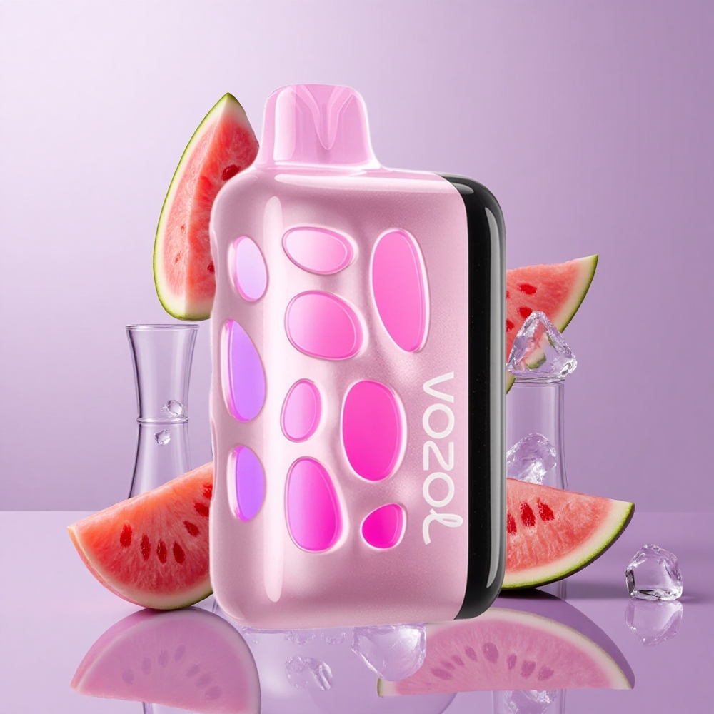 VOZOL RAVE 40000 بخاخ بطارية 1000mAh بنكهة البطيخ المثلج
