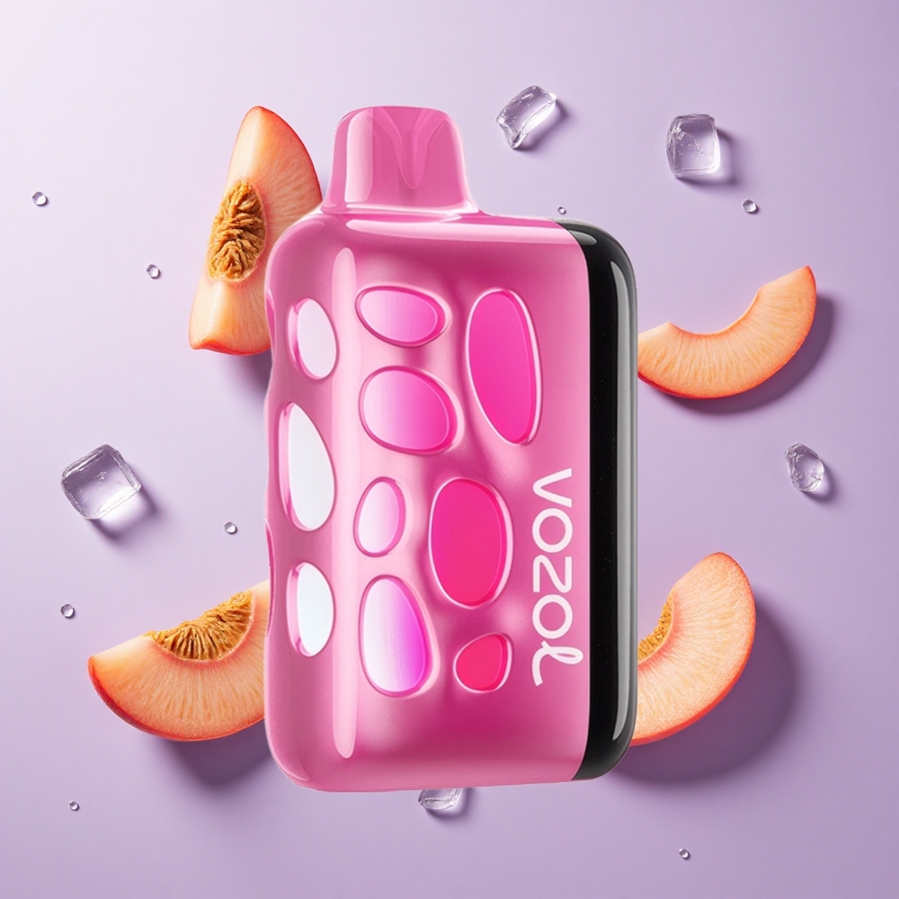 VOZOL RAVE 40000 بخاخة نيكوتين 20/50 مغ/مل خوخ مثلج