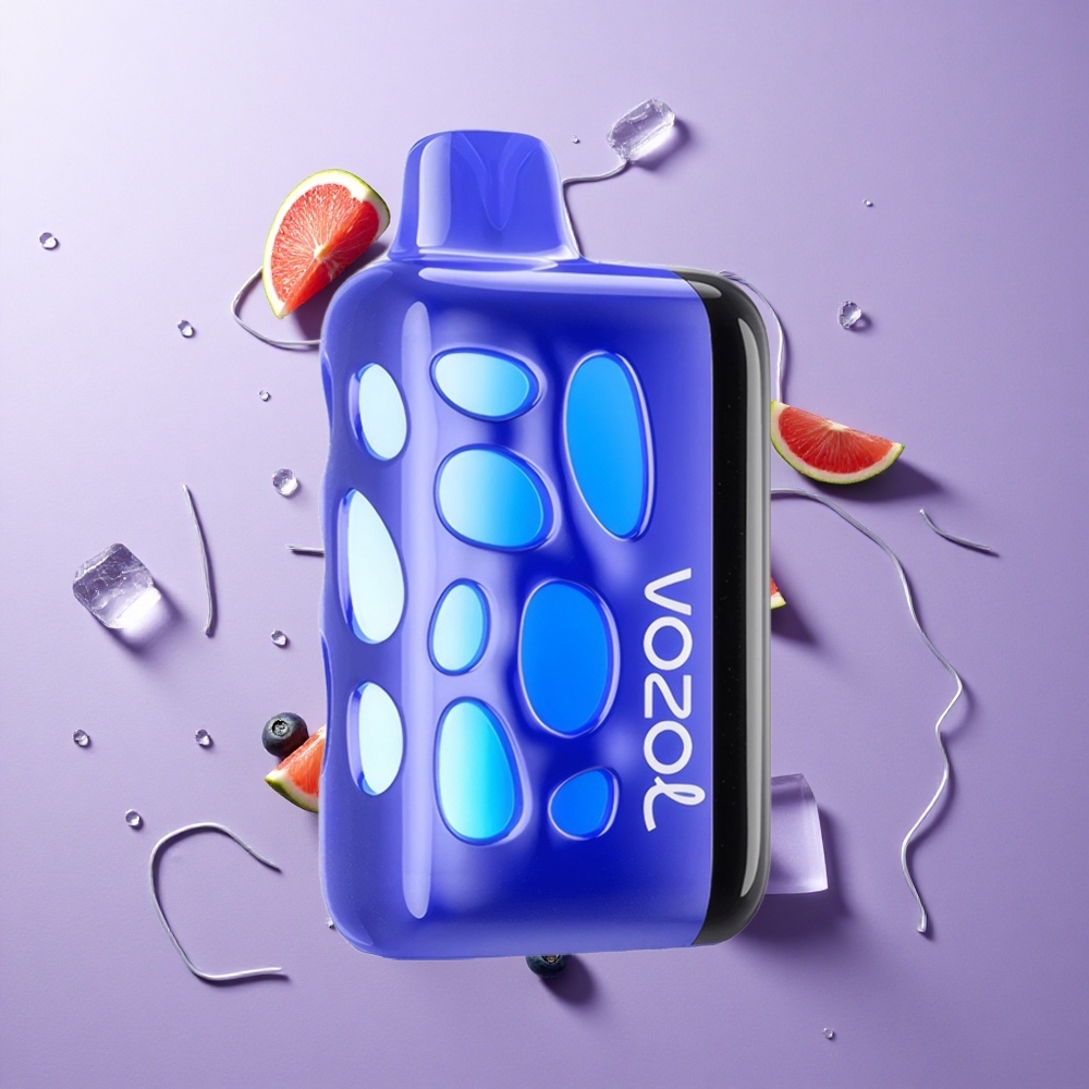 VOZOL RAVE 40000 سيجارة إلكترونية ذات استخدام وحيد توت أزرق مثلج مع شحن 80% في 20 دقيقة