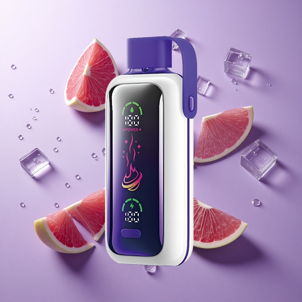 VOZOL Star 20000 Puffs جراب آيس عنب شاشة مرآة HD 2.2 بوصة
