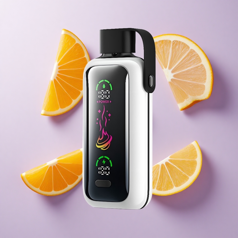 VOZOL Star 20000 Puffs برتقال أناناس ليتشي شاشة مرآة HD 2.2 بوصة