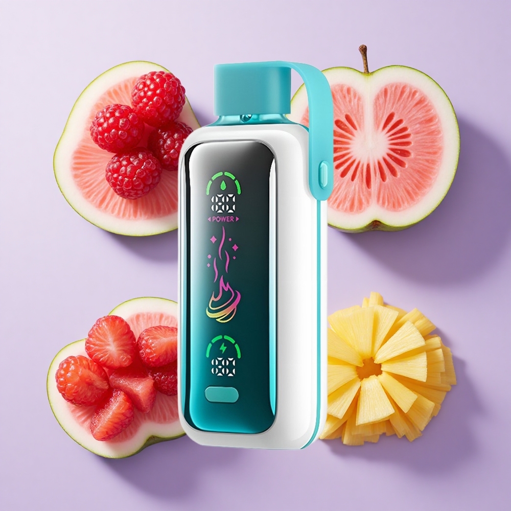 VOZOL Star 20000 Puffs توت العليق تفاح بطيخ أناناس شاشة مرآة HD 2.2 بوصة