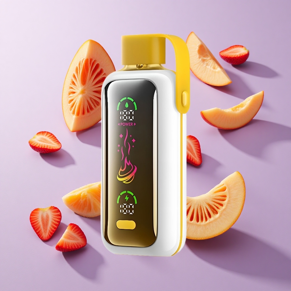 VOZOL Star 20000 Puffs فيب قابل للتصريف فراولة مانجو شاشة مرآة HD 2.2 بوصة