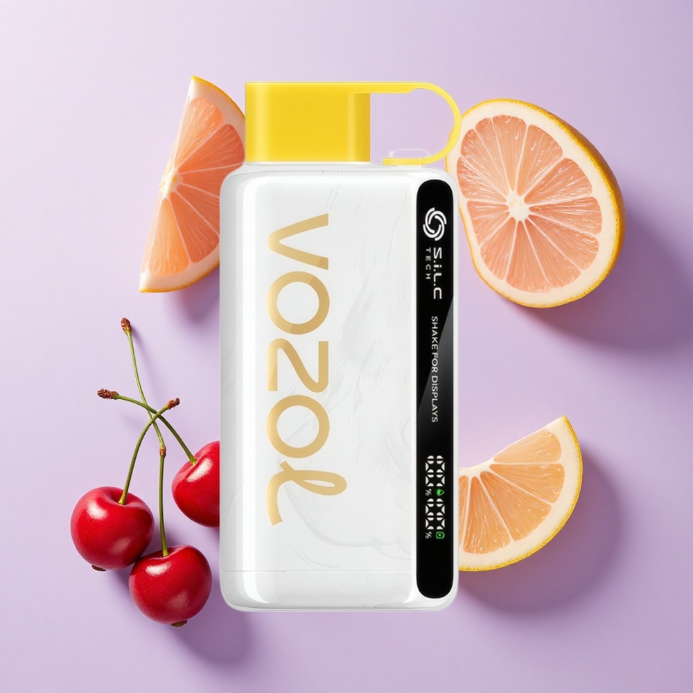 VOZOL STAR 9000/12000 سجارة إلكترونية قابلة للتصريف كرز خوخ ليمونادة مع شحن أسرع بنسبة 30٪