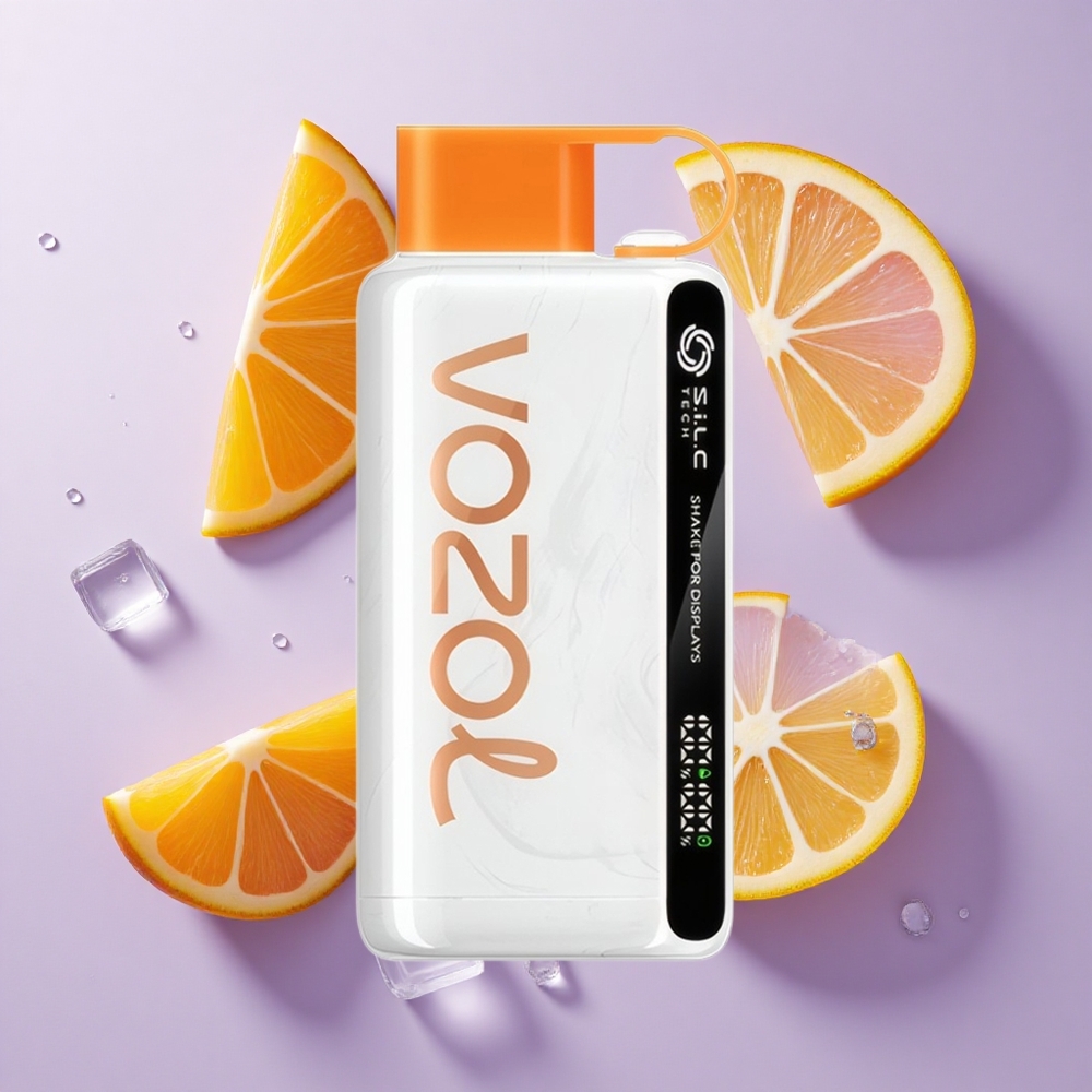 VOZOL STAR 9000/12000 سيجارة إلكترونية قابلة للتصرف مانجو مكسيكي مثلج بسعة نفخ تصل إلى 9000/12000
