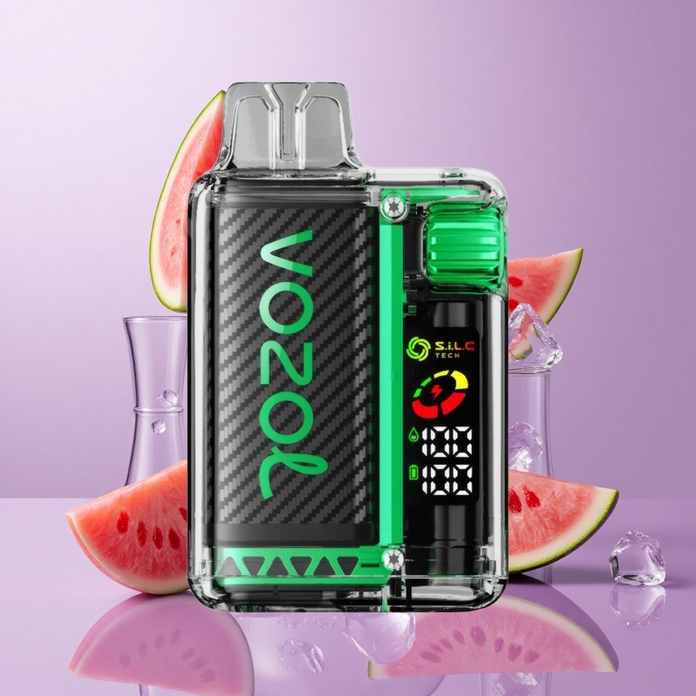 VOZOL Vista 20000 نفخة شيشة إلكترونية بطارية قابلة لإعادة الشحن 650 مللي أمبير بطيخ مثلج