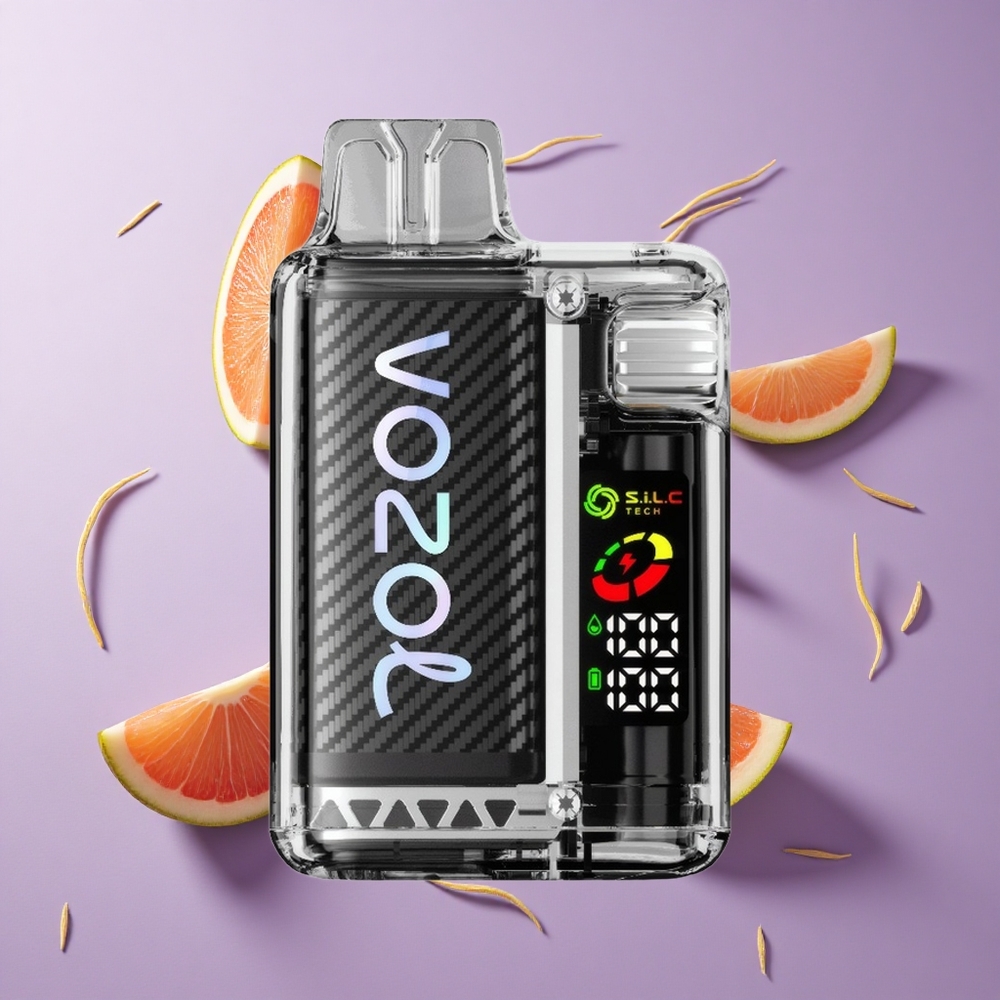 VOZOL Vista 20000 نفخة سيجارة إلكترونية تبغ فانيكريم مع شاشة OLED وبطارية قابلة لإعادة الشحن 650 مللي أمبير