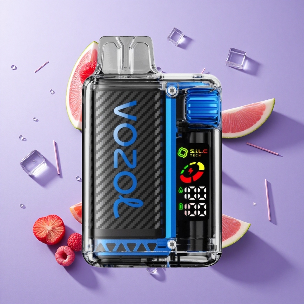 VOZOL Vista 20000 Puffs توت أزرق مثلج بشاشة OLED