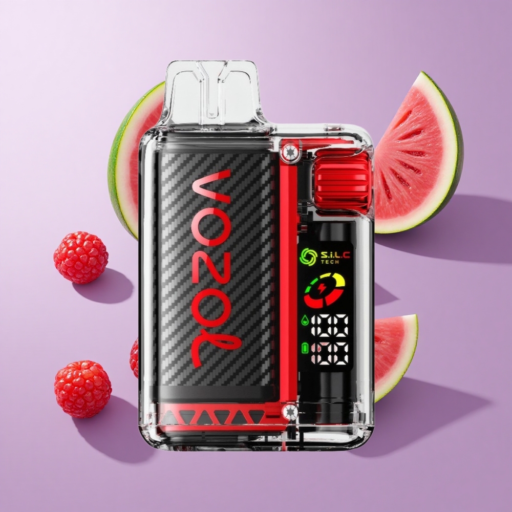 VOZOL Vista 20000 Puffs توت العليق بطيخ شاشة OLED